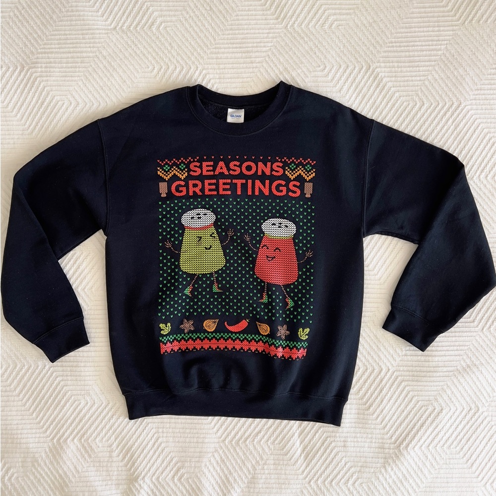 Salt & Pepper Seasons Greetings Sweater